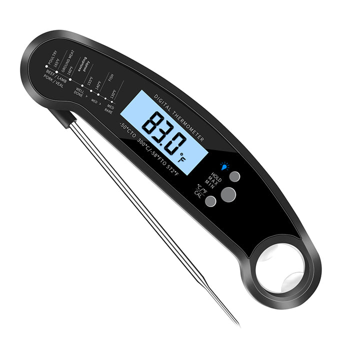 Termometro Cucina Professionale Digitale a Lettura Istantanea Con Display LCD