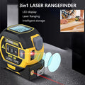 Telemetro laser digitale 3 in 1 con display LCD