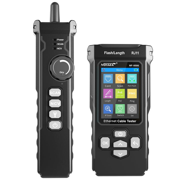 Tester di cavi di rete Tilswall con scanner IP – Tester per cavi LAN RJ45