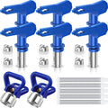 Tilswall set da 13 pezzi di ugelli Airless per pistole a spruzzo inclusi filtri/protezioni per pistola a spruzzo per sostituzione