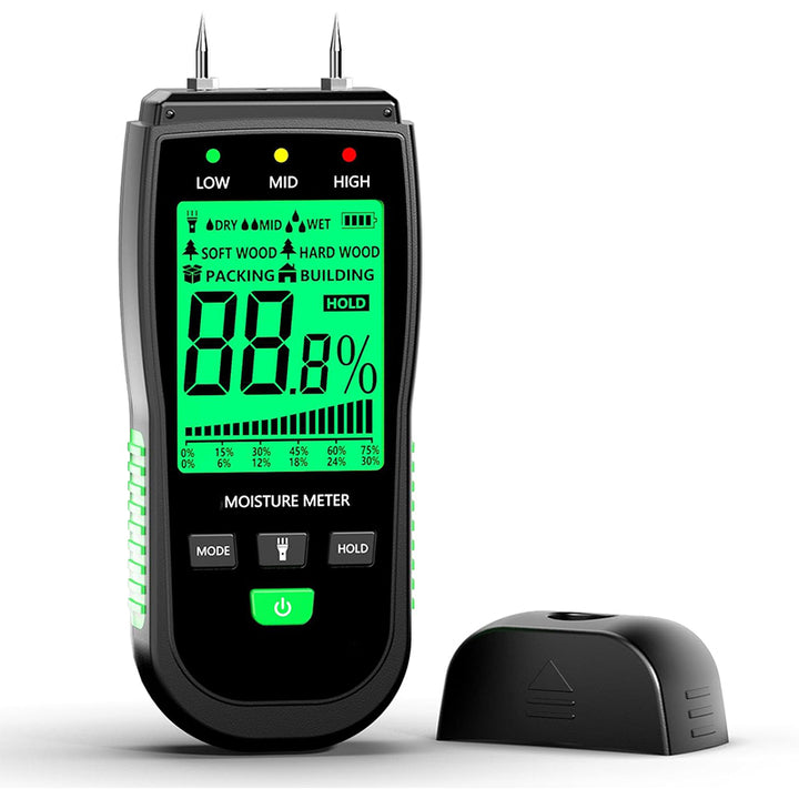 Tilswall Misuratore di Umidità del Legno – Tester per Legna da Ardere