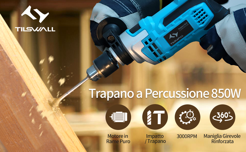 trapano a percussione 850w