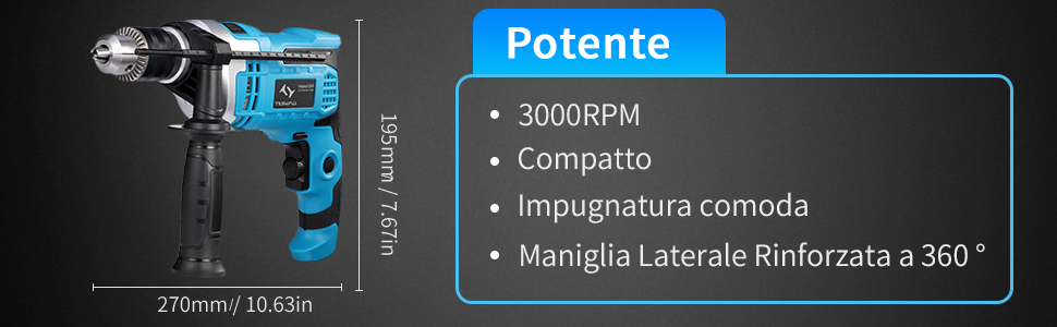 vantaggi del trapano elettrico